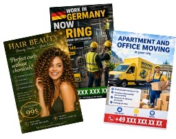 Advertising layouts